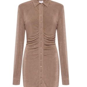 With Jean Andy Dress - Latte